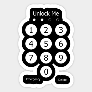 Unlock Me Sticker